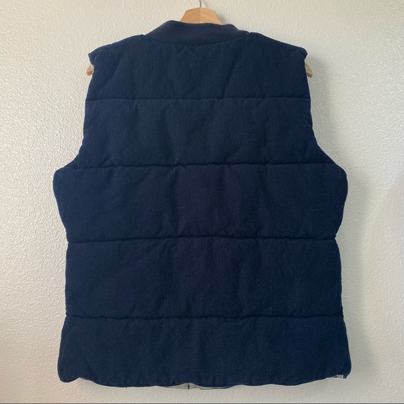 Alex Mill Indigo Quilted Vest Jacket Men's Medium - Picture 4 of 6